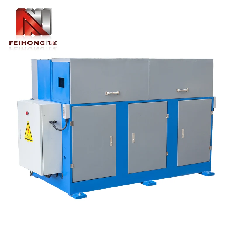 One-line finned aluminiumrør krympende maskin